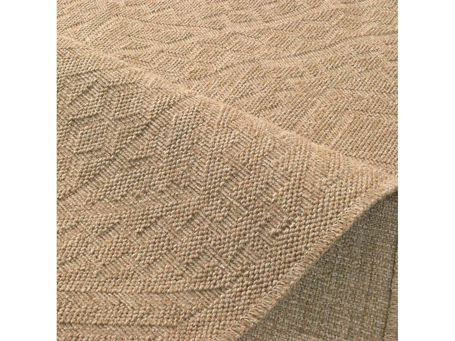 Tapis extérieur - 60x180cm - naturel - 100% polypropylène résistant aux UV - 1400 gr/m² - LUANA