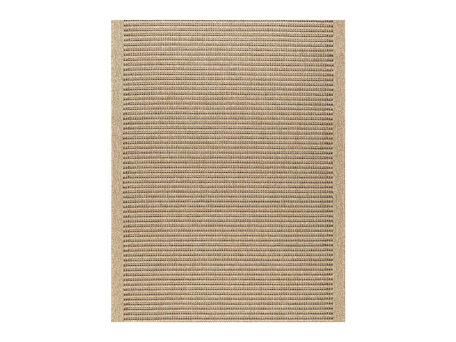 Tapis extérieur - 80x150cm - naturel - 100% polypropylène résistant aux UV - 1400 gr/m² - KAFÉ