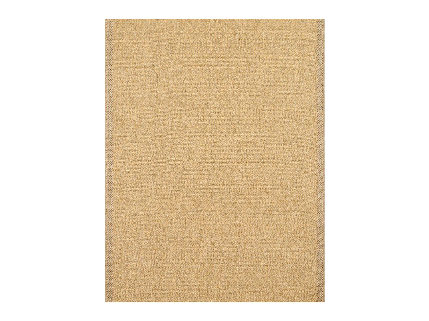 Tapis extérieur - 120x170cm - naturel - 100% polypropylène résistant aux UV - 1400 gr/m² - SLEÏA