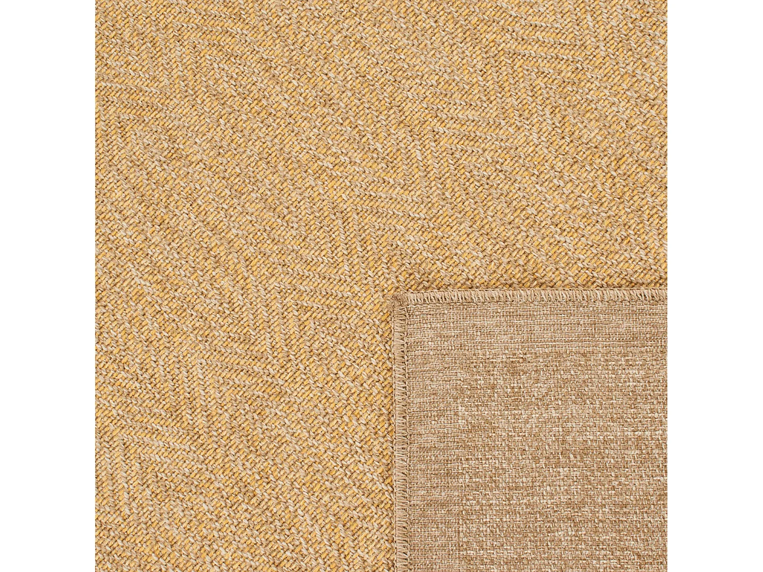 Tapis extérieur - 120x170cm - naturel - 100% polypropylène résistant aux UV - 1400 gr/m² - SLEÏA