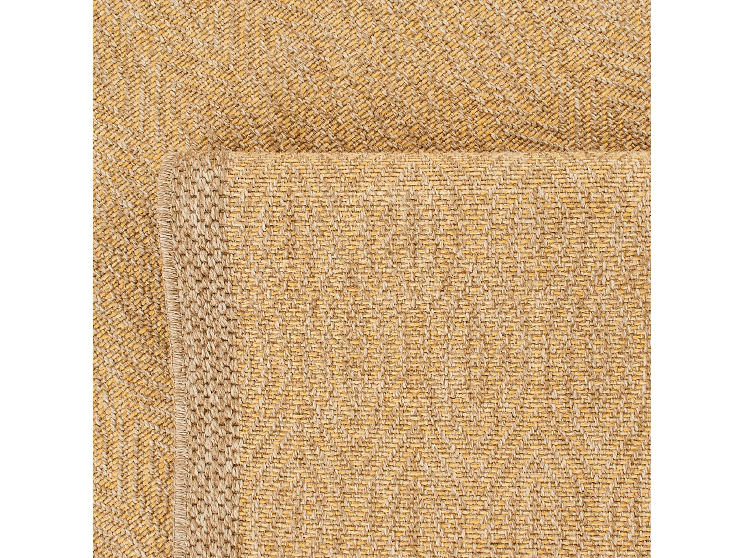 Tapis extérieur - 120x170cm - naturel - 100% polypropylène résistant aux UV - 1400 gr/m² - SLEÏA