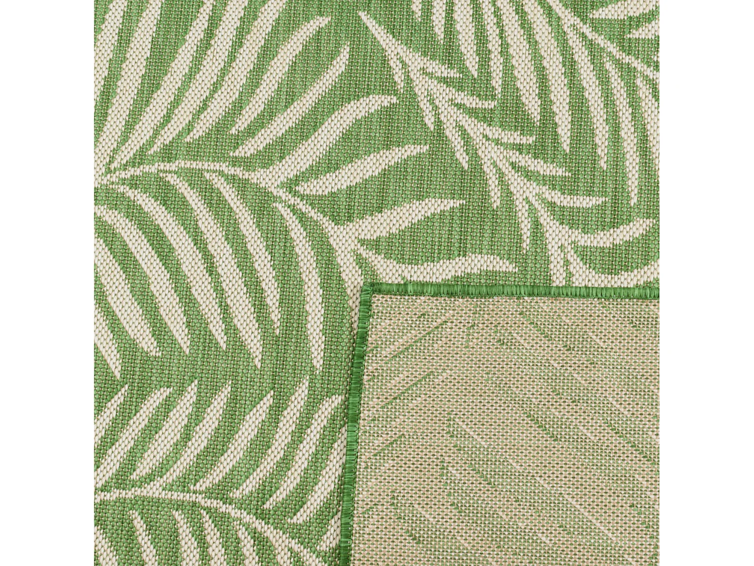 Tapis extérieur carré - 200x200cm - vert - 100% polypropylène résistant aux UV - 800gr/m² - 192 000 Points/m² - ALAYA