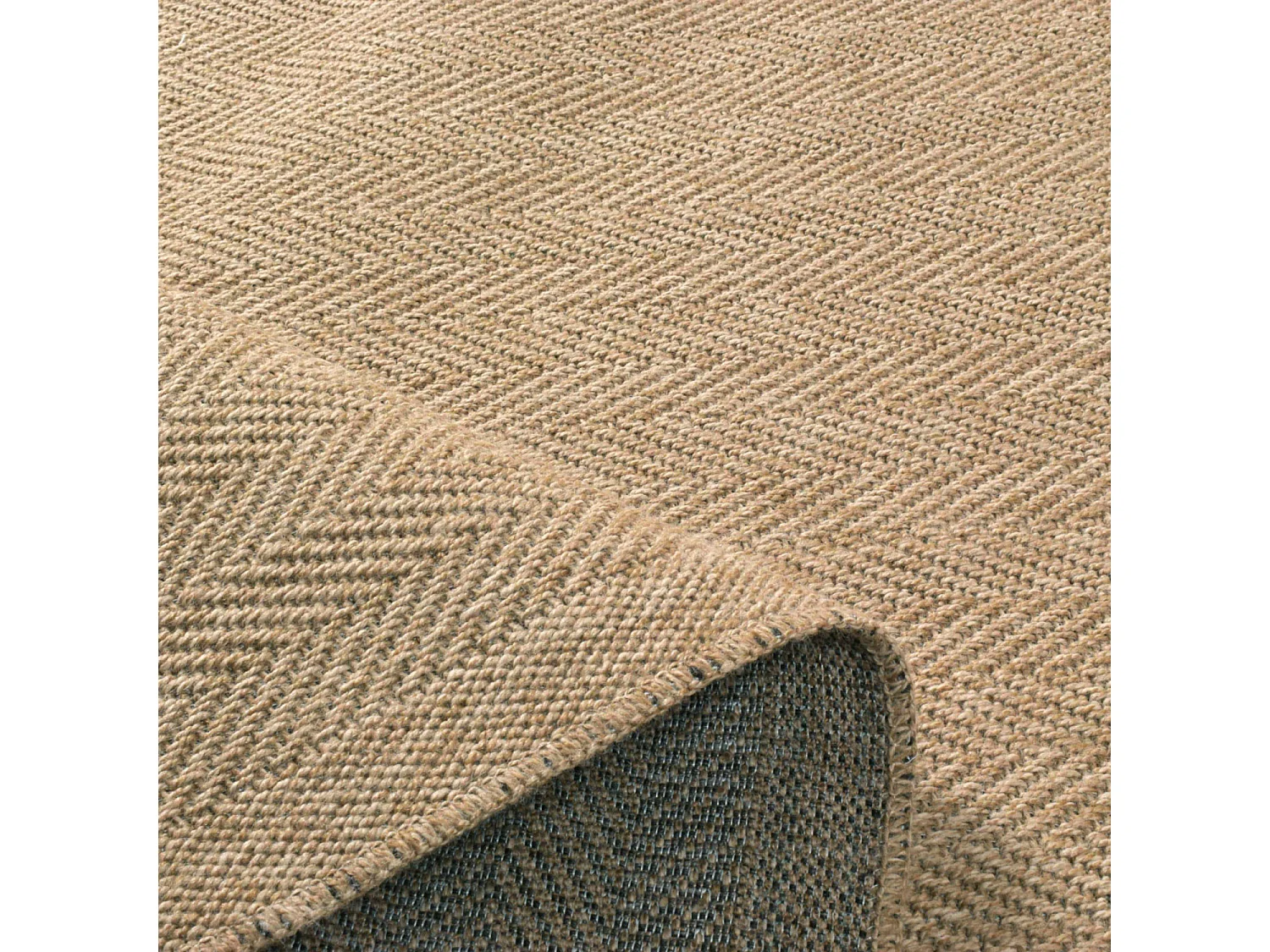 Tapis extérieur - 200x290cm - naturel - 100% polypropylène résistant aux UV - 1400 gr/m² - LYS