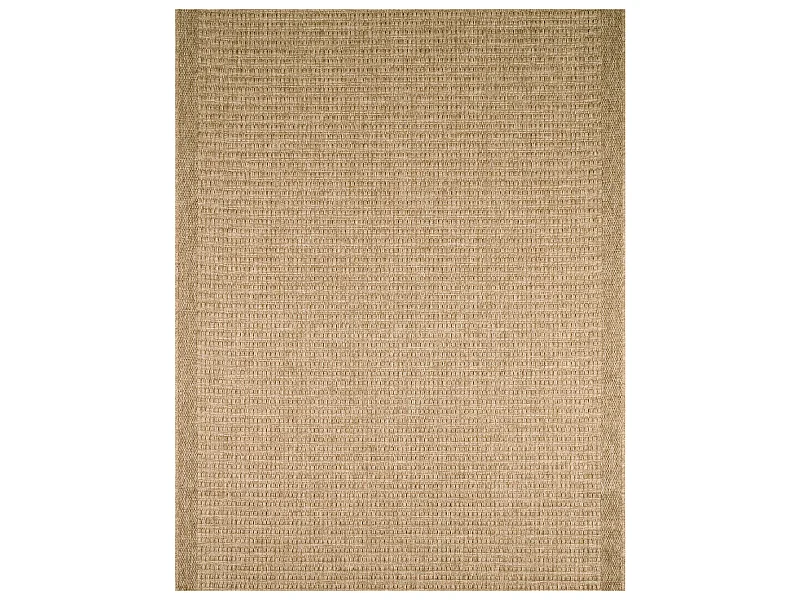 Tapis extérieur -60x180cm - naturel - 100% polypropylène résistant aux UV - 1400 gr/m² - EDEN
