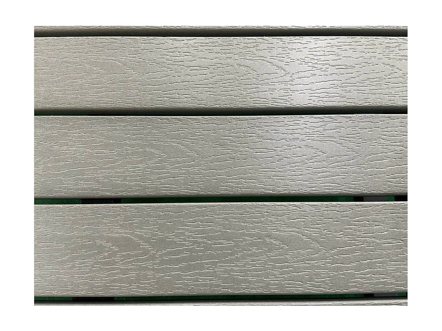 Salon de jardin aluminium et polywood 5 Places couleur gris - VINCENNES