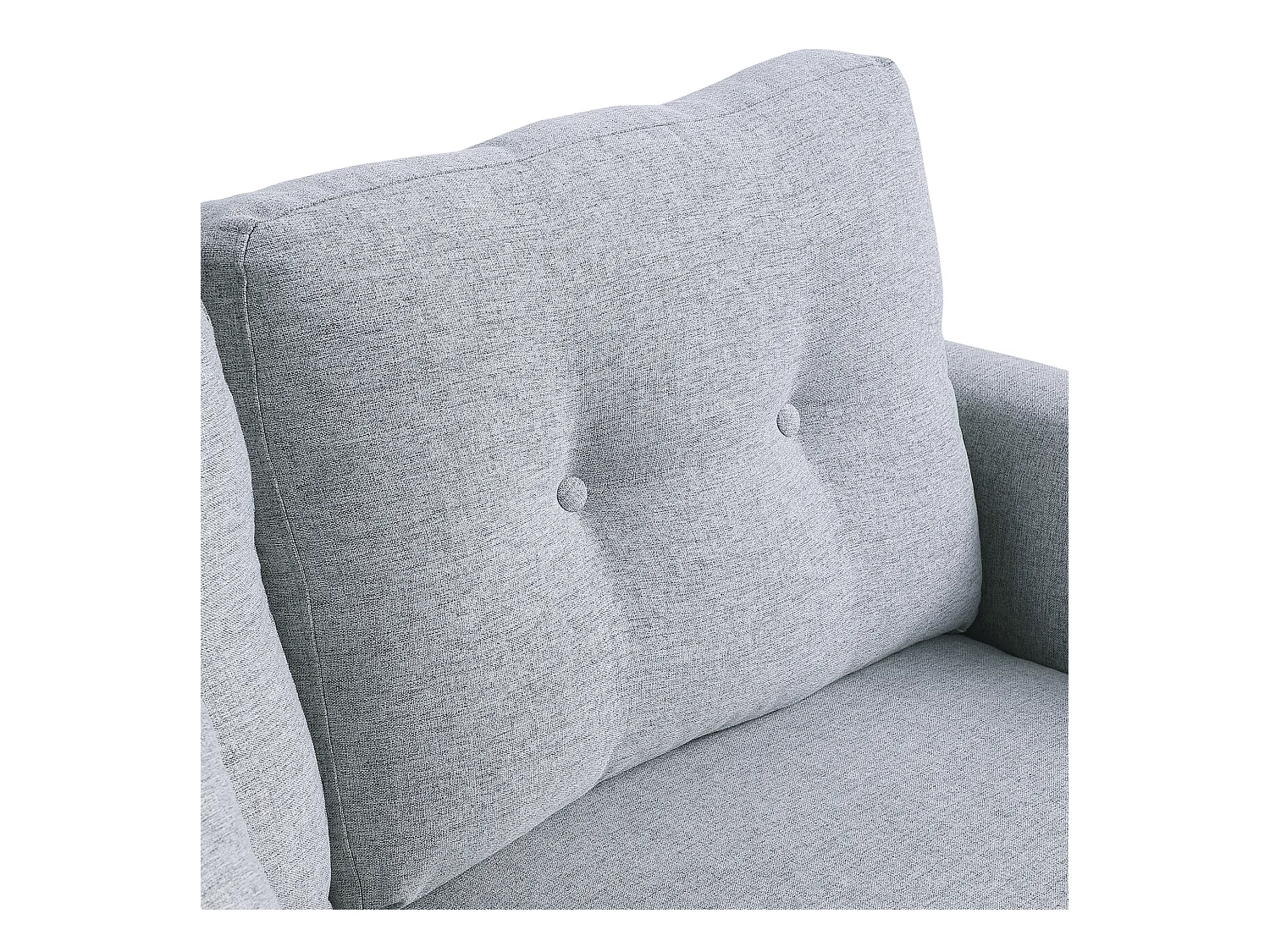 Sofá de 2 plazas gris 140x78x83 cm HOMCOM