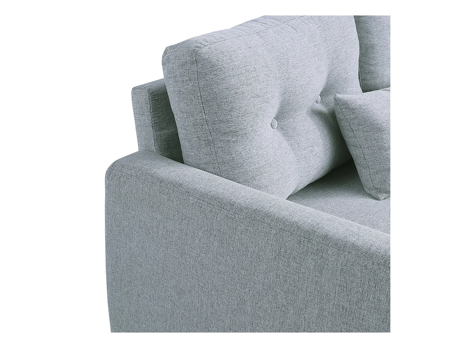 Sofá de 2 plazas gris 140x78x83 cm HOMCOM