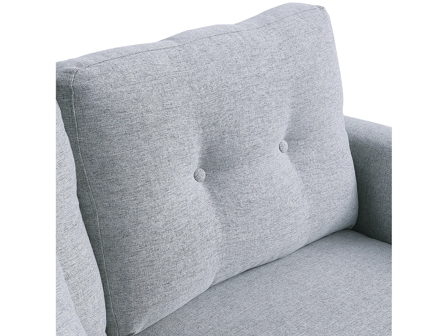 Sofá de 2 plazas gris 140x78x83 cm HOMCOM