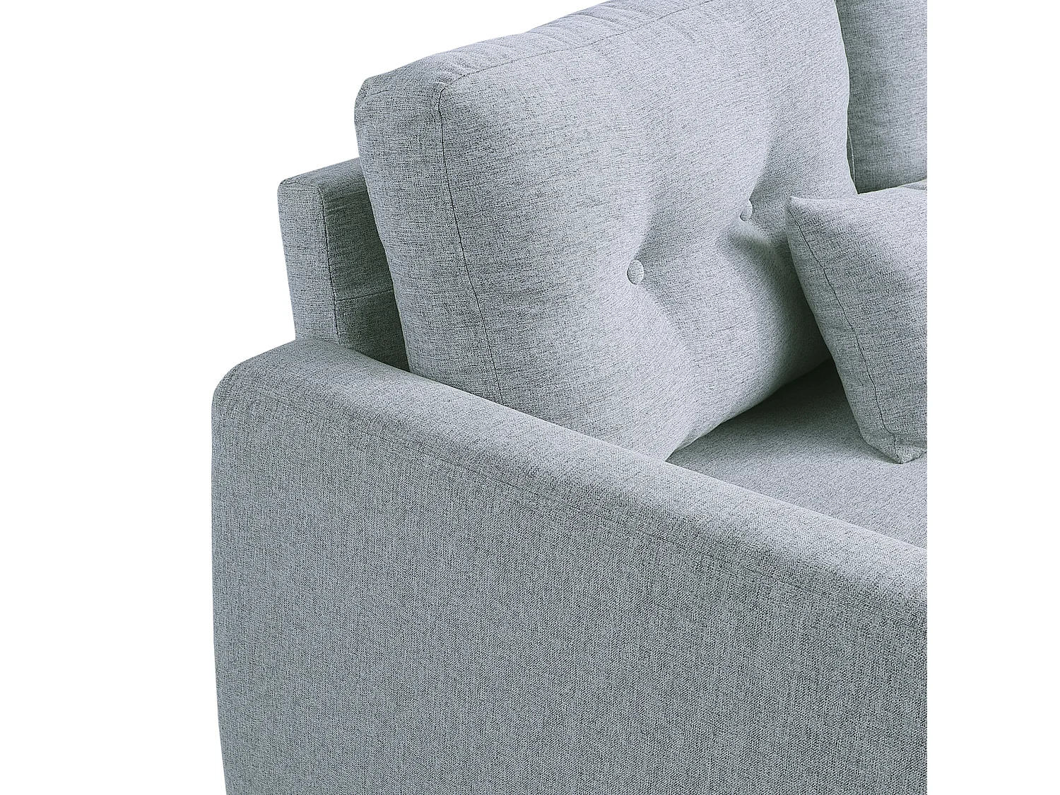 Sofá de 2 plazas gris 140x78x83 cm HOMCOM