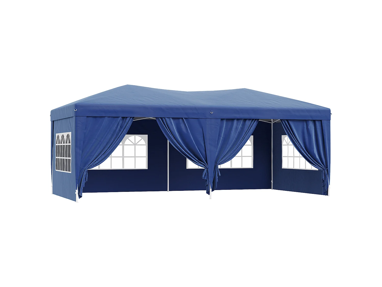 Carpa plegable azul 591x297x256 cm Outsunny