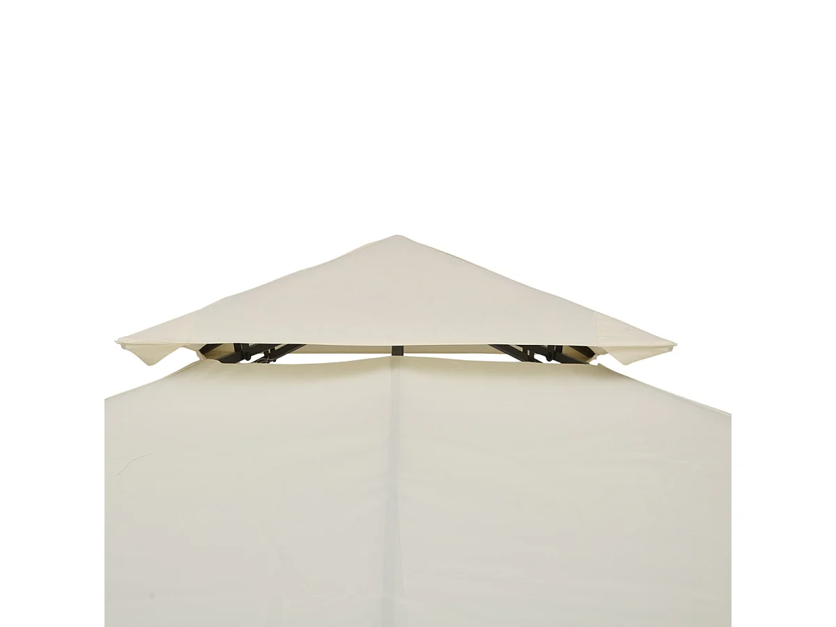 Techo reemplazo para carpa crema 300x300 cm Outsunny