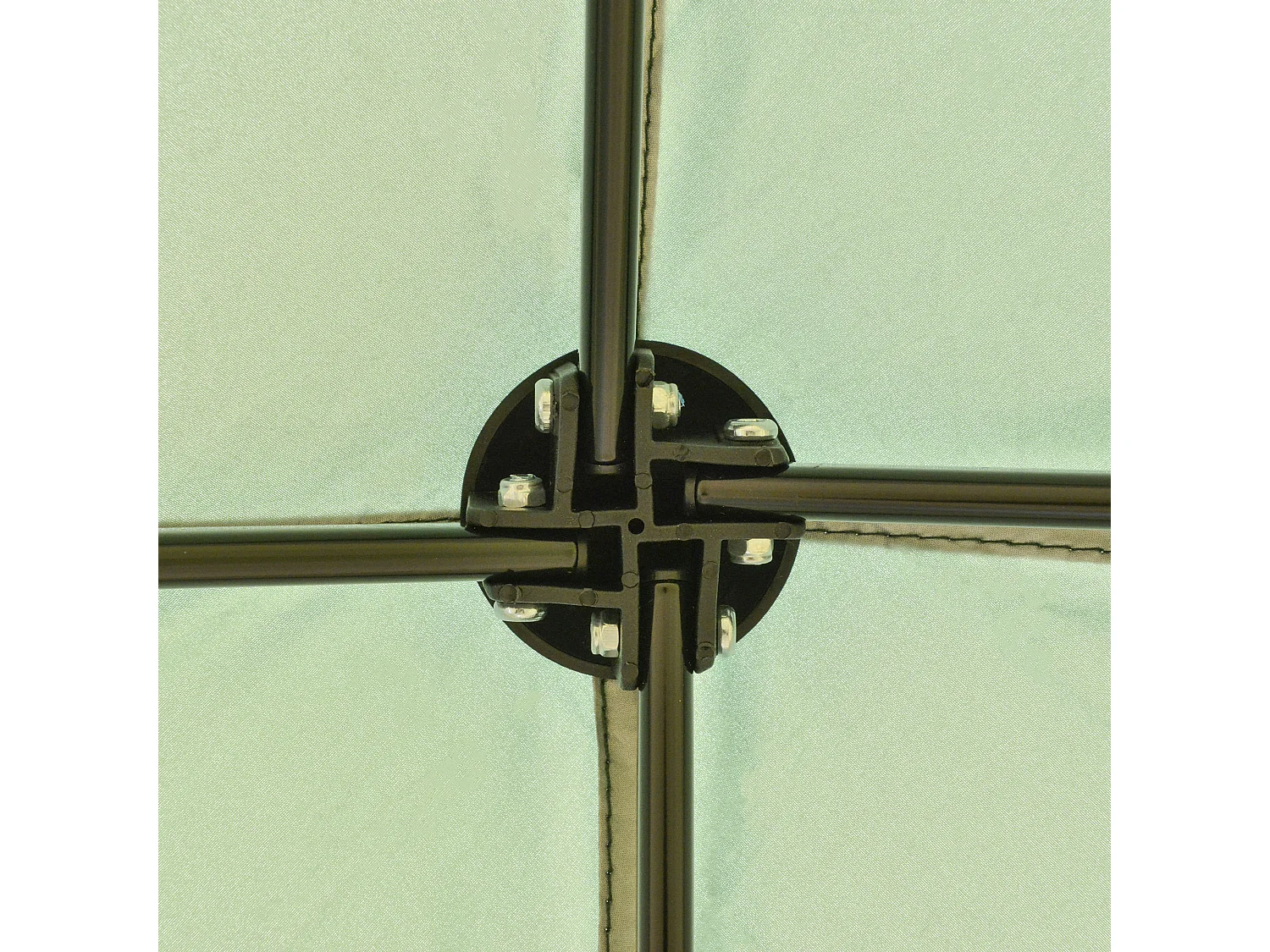 Carpa plegable verde 220x220x208 cm Outsunny