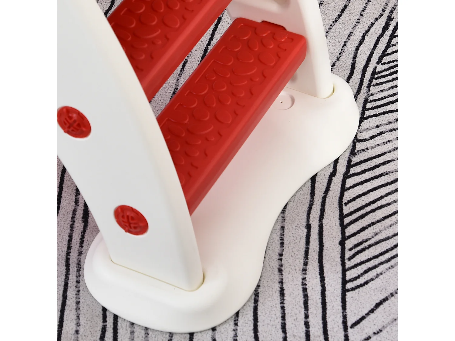 Tobogán plegable infantil rojo 120x50x56 cm HOMCOM