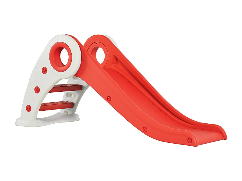 Tobogán plegable infantil rojo 120x50x56 cm HOMCOM