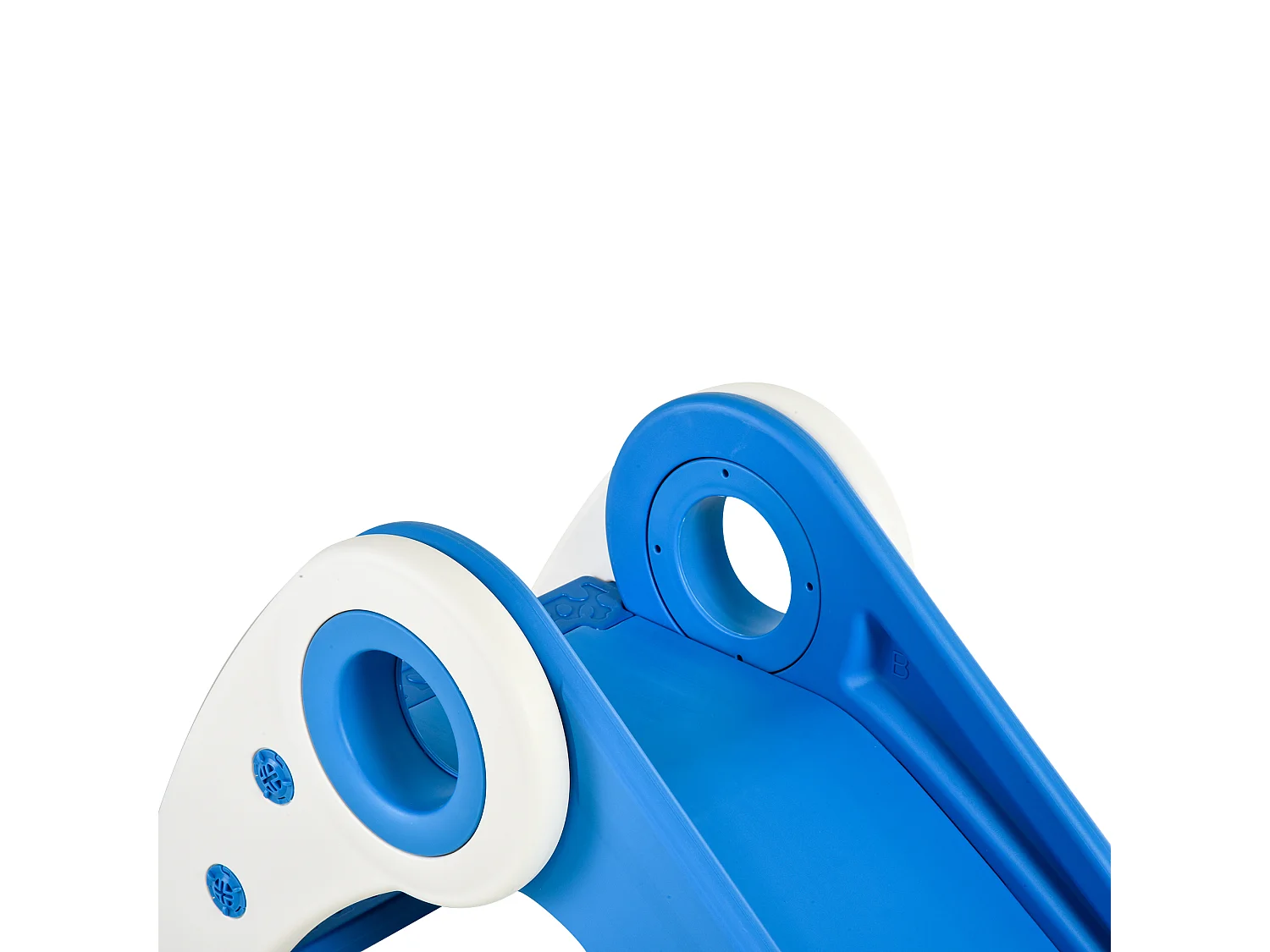 Tobogán plegable infantil azul 120 x 50 x 56 cm HOMCOM