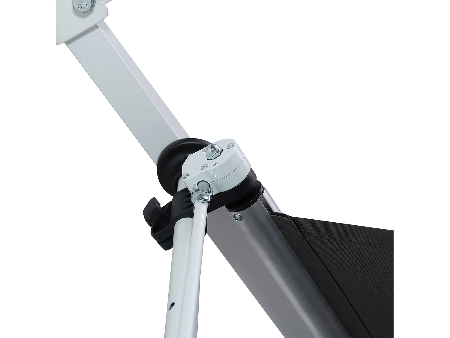 Toldo manual retráctil gris 200x150x280 cm Outsunny