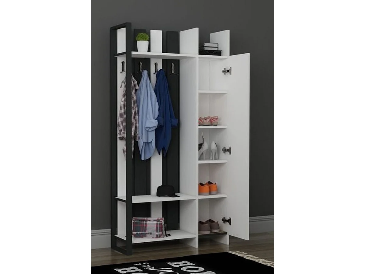 Meuble d'entrée PRO blanc