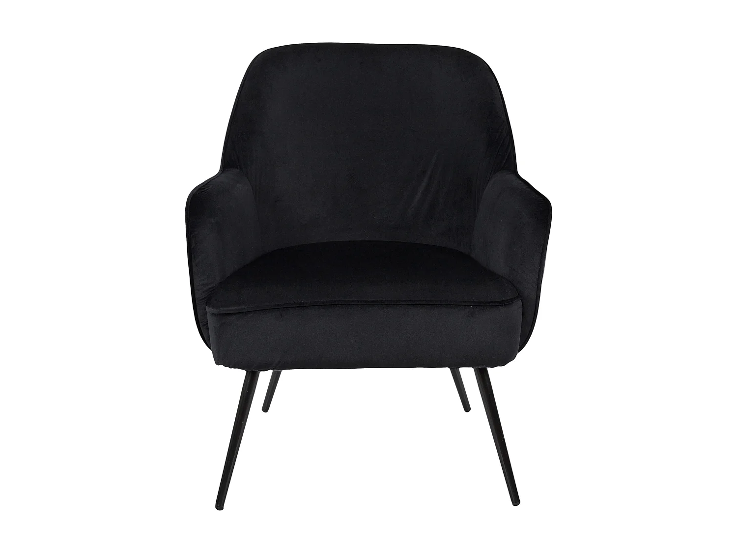 Fauteuil Design à Motifs "Olga" 78cm Noir