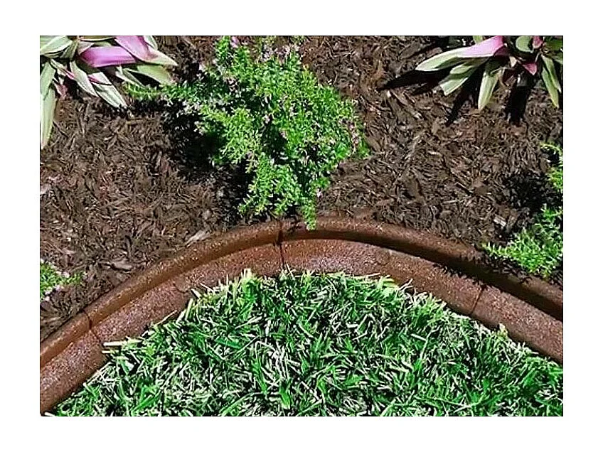 Bordure de jardin en caoutchouc recyclé Unitaire