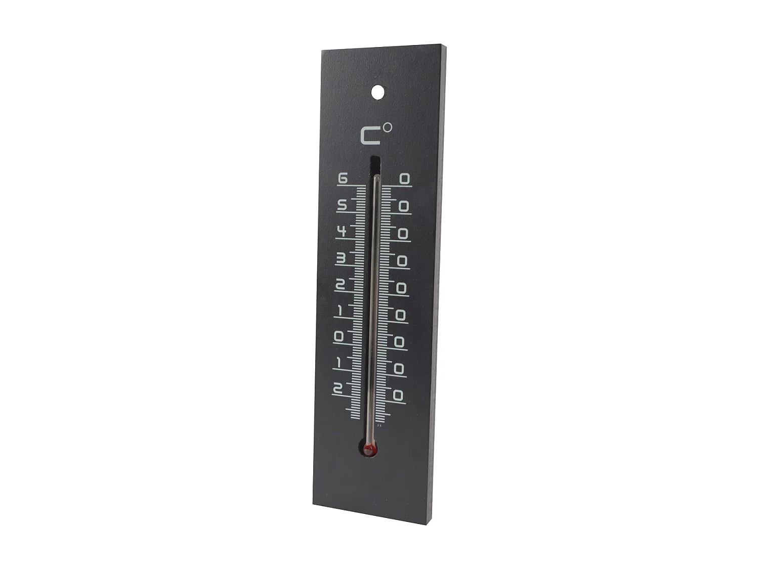 Thermometer aus zeitgenössischem Medium Schwarz - 22 cm