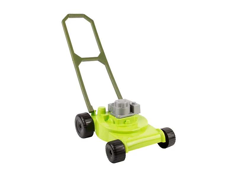 Tondeuse enfant en plastique vert bi-ton