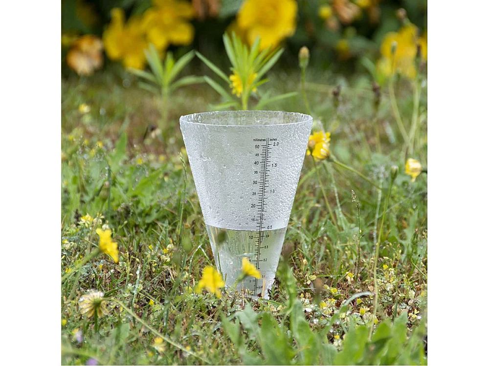 Pluviomètre en plastique Cone