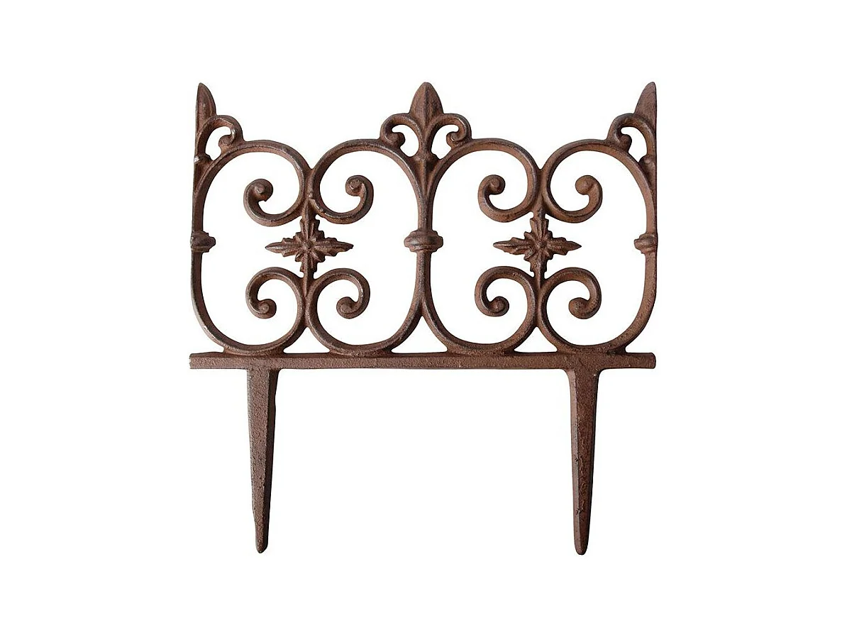 Bordure de jardin en fonte Valentine Unitaire