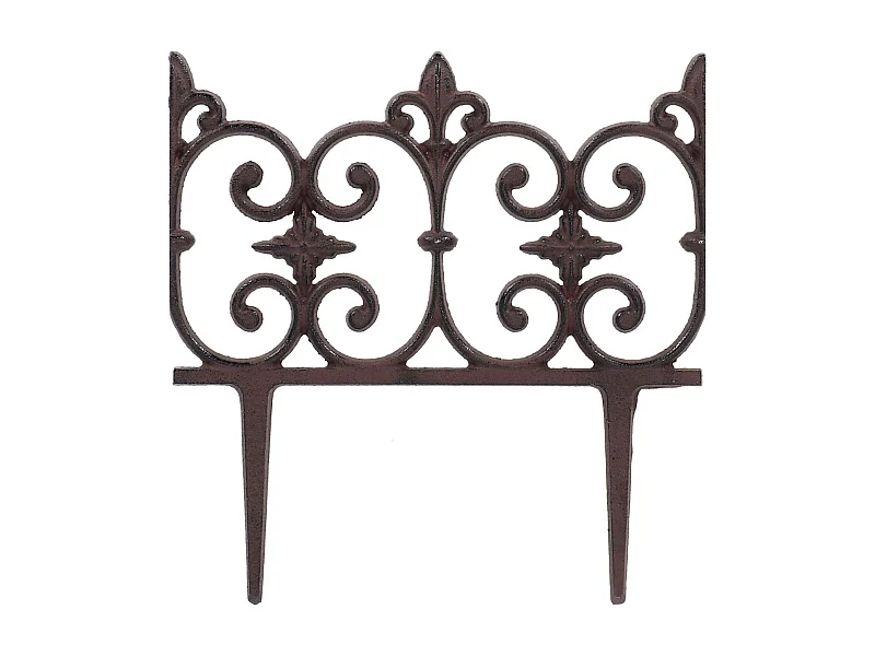 Bordure de jardin en fonte Valentine Unitaire