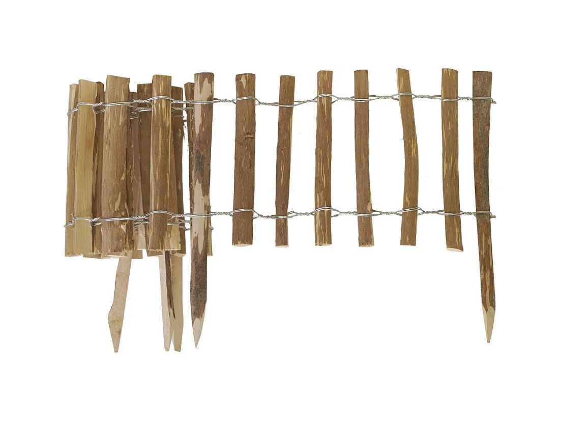 Bordure en noisetier