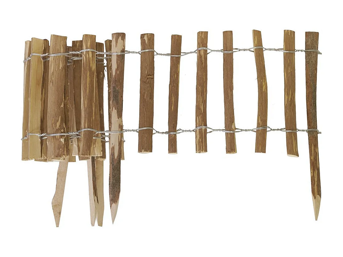 Bordure en noisetier