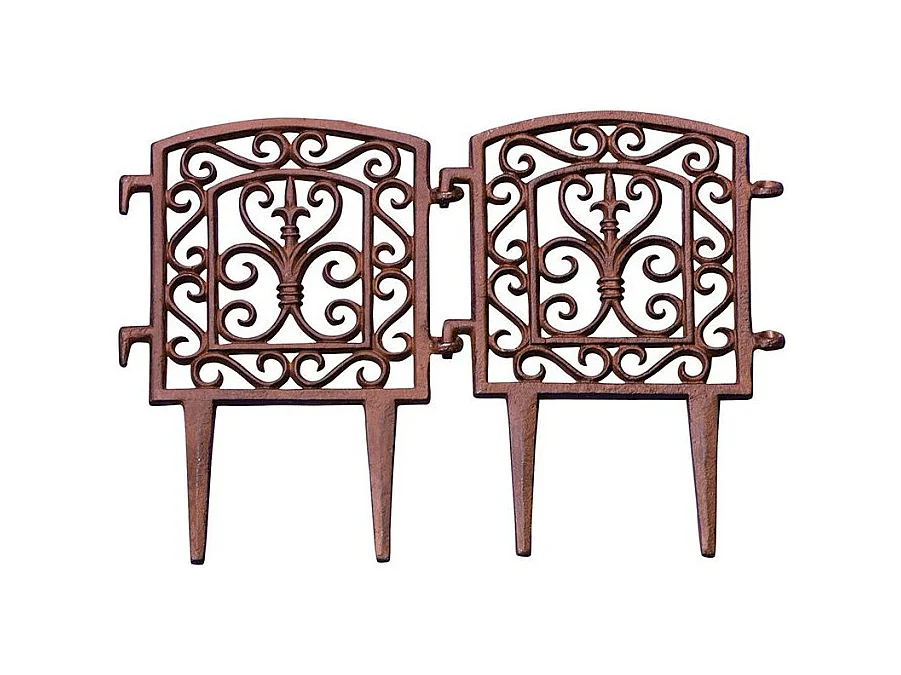 Bordure à assembler en fonte Tradition Lot de 2