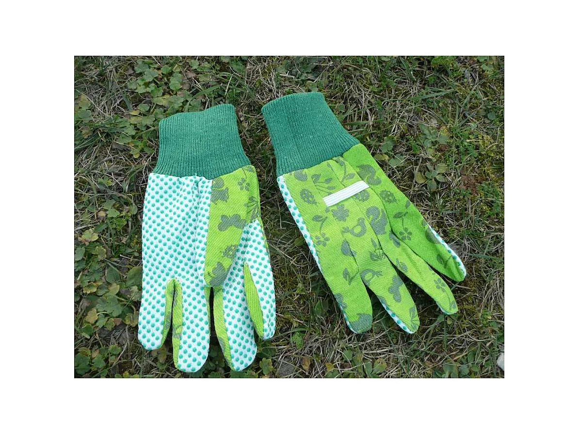 Set kleiner Gärtner Zubehör für Kinder aus Metall Handschuhe + große Werkzeuge