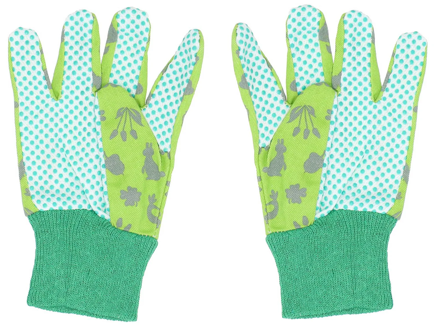 Kit petit jardinier accessoires pour enfant en métal Seau + gants + petits outils