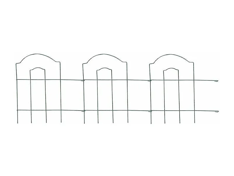 Bordure de jardin en métal Lawn 3m Lot de 3