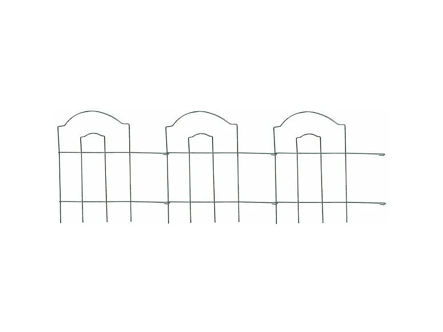 Bordure de jardin en métal Lawn 3m Lot de 3