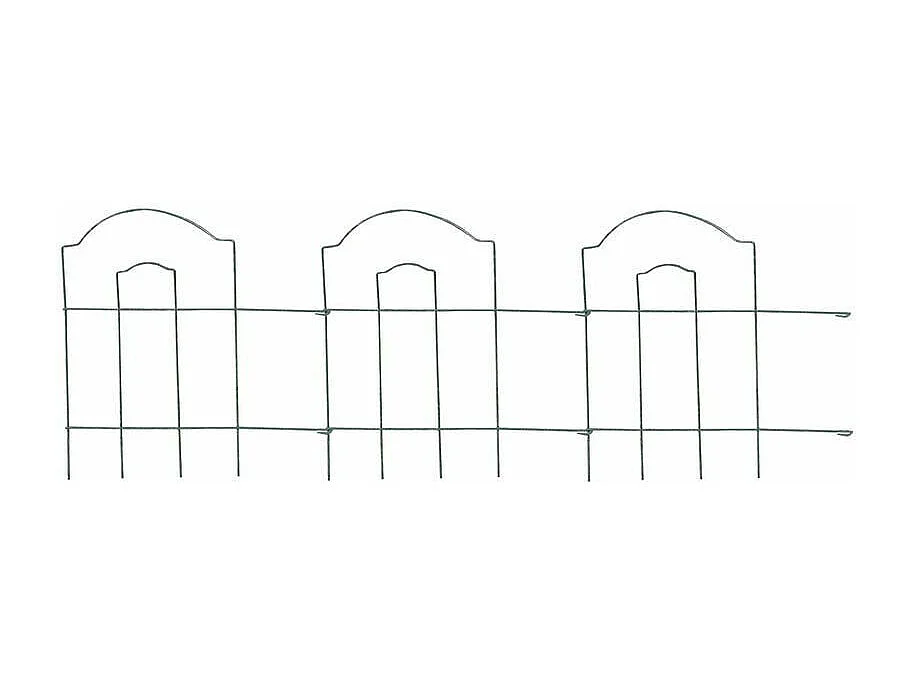 Bordure de jardin en métal Lawn 3m Lot de 3