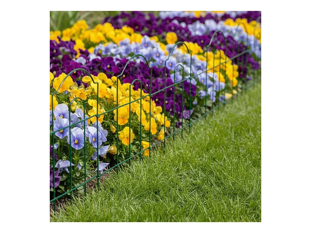 Bordure de jardin en métal Lawn 3m Lot de 3