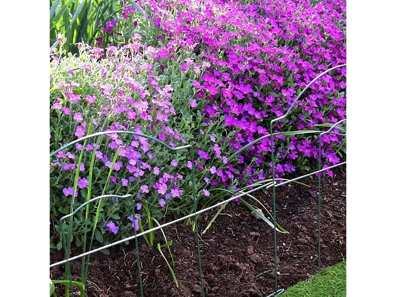 Bordure de jardin en métal Lawn 3m Lot de 3