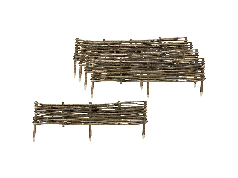 Bordure en noisetier 100cm (Lot de 5)