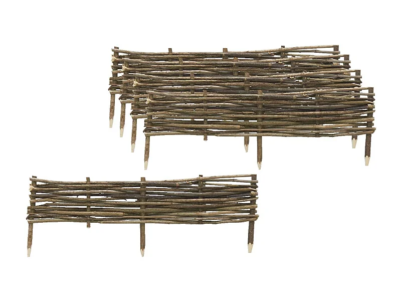 Bordure en noisetier 100cm (Lot de 5)