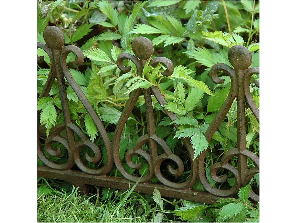 Bordurette en fonte à planter Charme Lot de 10