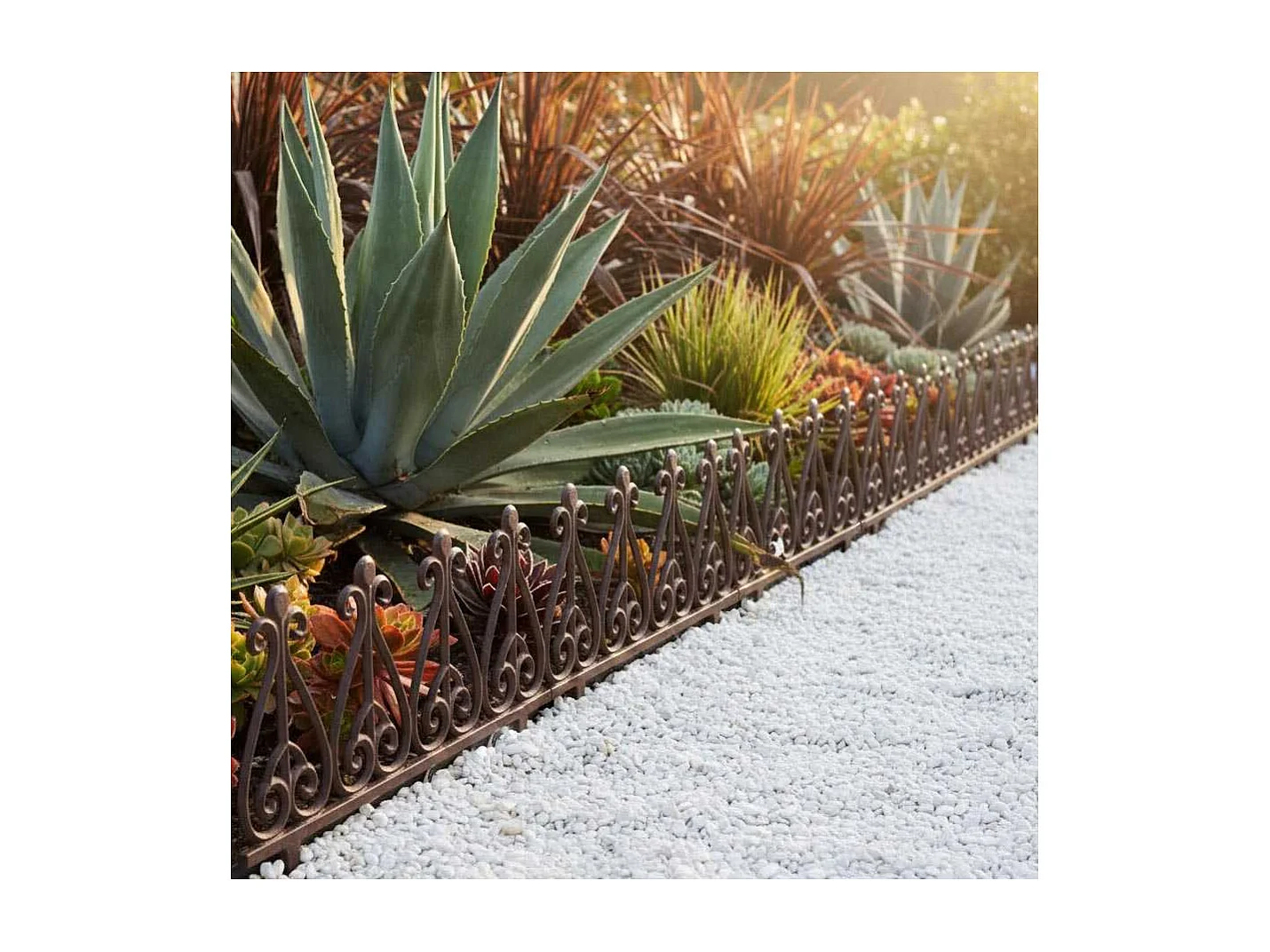 Bordurette en fonte à planter Charme Lot de 10