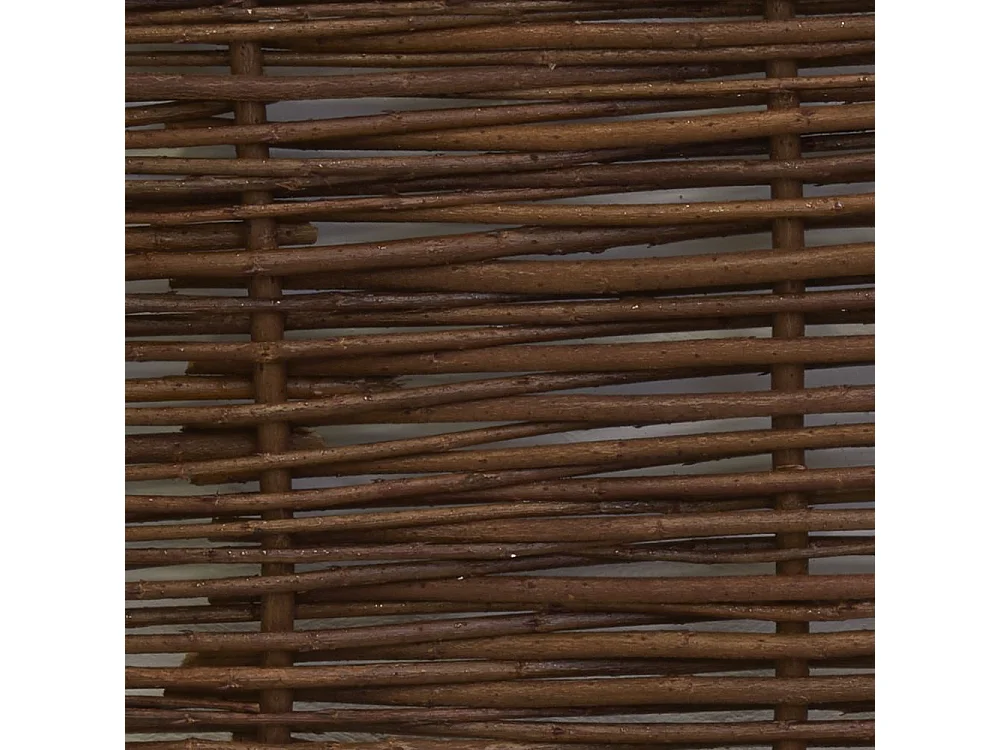 Bordures en osier tressé naturel (Lot de 4) 120 x 30 cm