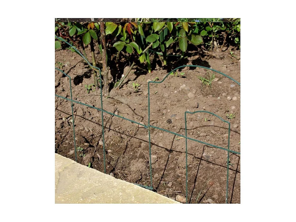 Bordure de jardin en métal Lawn 3m Lot de 6