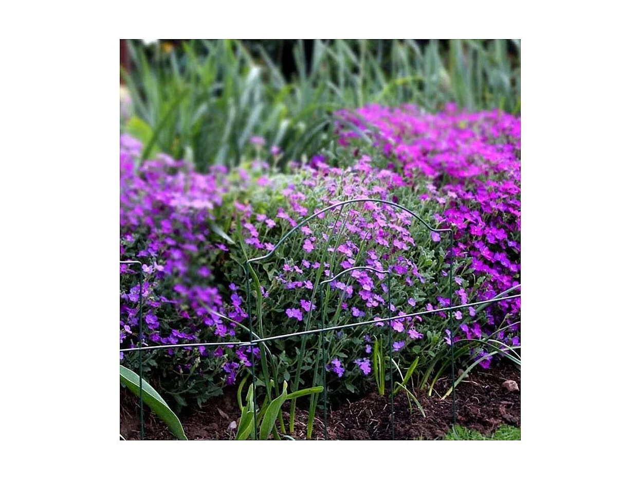 Bordure de jardin en métal Lawn 3m Lot de 6