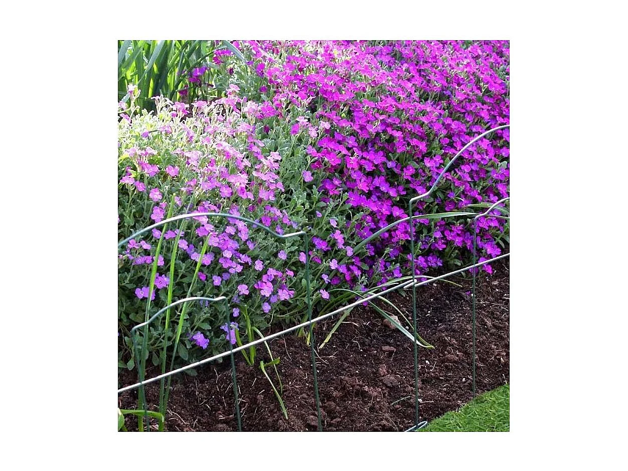 Bordure de jardin en métal Lawn 3m Lot de 6