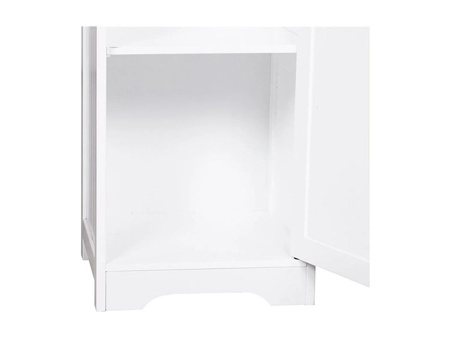 Armario alto de baño blanco 40x38x160cm kleankin