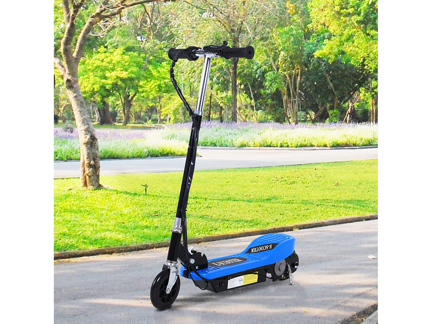 Patinete eléctrico para niños azul 78x37x95 cm HOMCOM