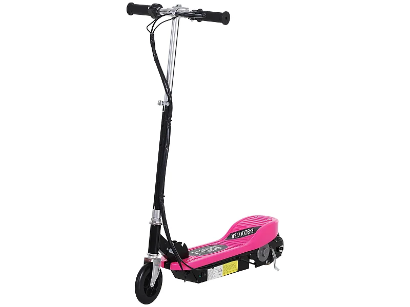 Patinete eléctrico para niños rosa 78x37x99 cm HOMCOM
