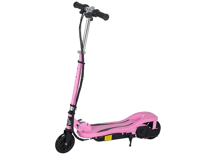 Patinete eléctrico rosa 75x36x93 cm HOMCOM